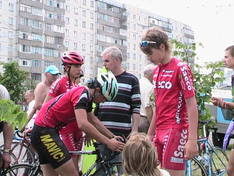 после гонки