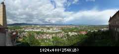 15 Вид на Мукачево с одной из смотровой площадки Замка Паланок