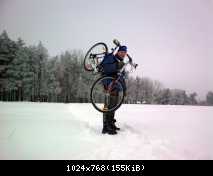 012. Зимний вело-турист должен быть сильным!